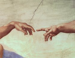Michelangelo Detail from The Creation of Adam