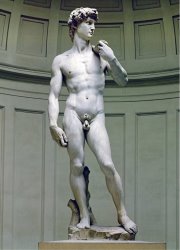Michelangelo Buonarroti David Frontal View