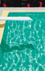 David Hockney Green Pool with Diving Board And Shadow, 1978