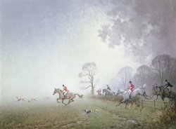 Ninetta Butterworth Hunting Scene