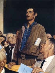 Norman Rockwell Freedom of Speech 1943