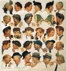 Norman Rockwell The Gossips