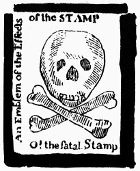Others Stamp Act: Cartoon, 1765