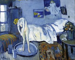 Pablo Picasso A Blue Room a Tub 1901