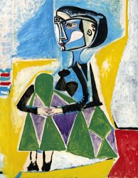 Pablo Picasso Femme Accroupie (jacqueline)
