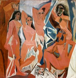 Pablo Picasso Les Demoiselles D Avignon C 1907