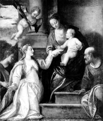 Paolo Caliari Veronese The Mystic Marriage of St Catherine