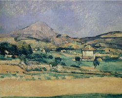 Paul Cezanne Blick Zum Mount Saint Victoire 1882 85