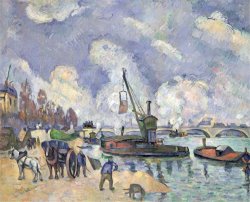 Paul Cezanne Quai De Bercy Paris 1873 75