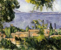 Paul Cezanne The Rooftops of L Estaque 1883 85
