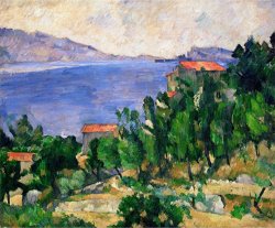 Paul Cezanne View of Mount Mareseilleveyre And The Isle of Maire Circa 1882 85