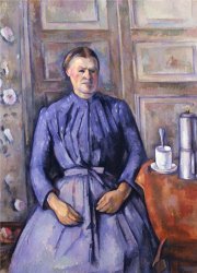 Paul Cezanne Woman with a Coffee Pot Circa 1890 95