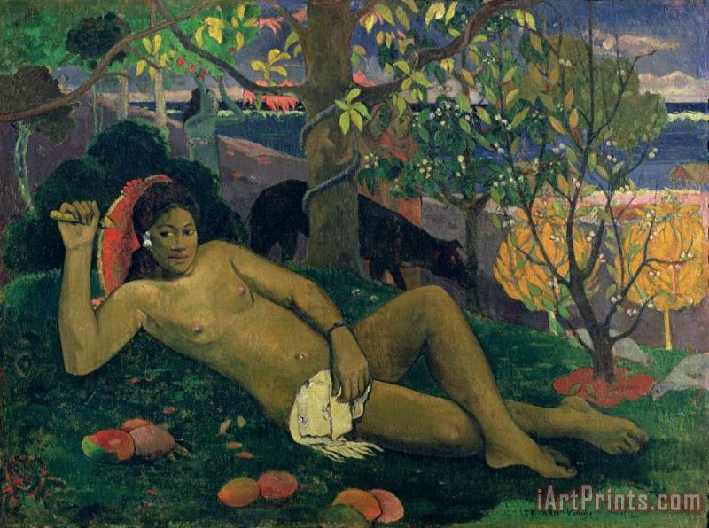 Paul Gauguin The Kings Wife Art Print