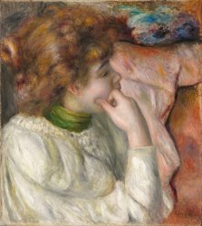 Pierre Auguste Renoir Jeune Fille Appuyee Sur Sa Main, 1894