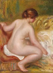 Pierre Auguste Renoir Nu Sur Un Fauteuil