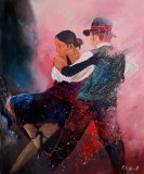 Dancing tango by Pol Ledent