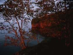Raymond Gehman A Bit of Island Juts Out Into Lake Superior