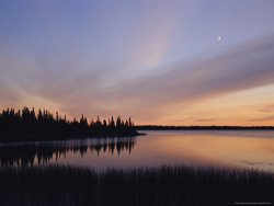 Raymond Gehman Rocky Lake at Sunset