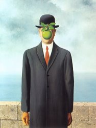 rene magritte Son of Man 1964