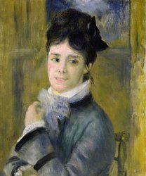 Renoir Portrait of Madame Claude Monet