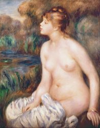 Renoir Seated Female Nude