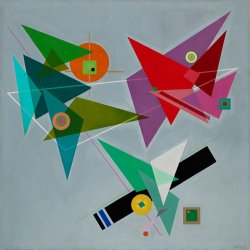 Rolph Scarlett White Triangle