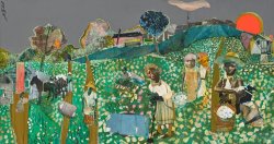 Romare Bearden Profile Part I, The Twenties Mecklenburg County, Liza in High Cotton, 1978