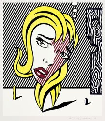 Roy Lichtenstein Blonde, From Surrealist Series
