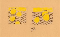 Roy Lichtenstein Grapefruit Diptych, 1972