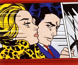 Roy Lichtenstein In The Car 1963
