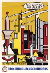 Roy Lichtenstein This Must Be The Place, for The Reuben Awards, 1965