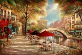 Art Printed on canvas by machine