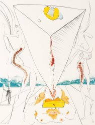 Salvador Dali La Conquete Du Cosmos I (conquest of Cosmos I), 1974