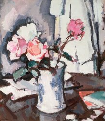 Samuel John Peploe Pink Roses
