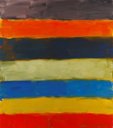 Sean Scully Landline Magenta Green Sea, 2015