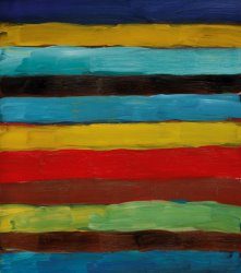 Sean Scully Landline Red Horizon, 2016