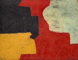 Serge Poliakoff Rouge, Noir, Jaune, 1955