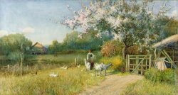 Sir Alfred East Springtime