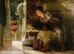 Sir Lawrence Alma-Tadema Welcome Footsteps