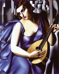 tamara de lempicka Femme a Guitare