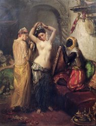 Theodore Chasseriau The Toilet in the Seraglio