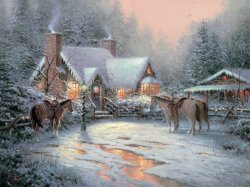 Thomas Kinkade A Christmas Welcome