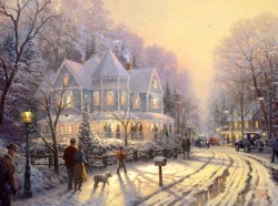 Thomas Kinkade A Holiday Gathering