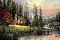 Thomas Kinkade A Peaceful Retreat