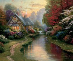 Thomas Kinkade A Quiet Evening