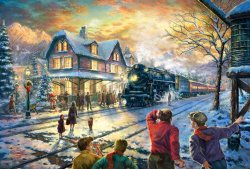 Thomas Kinkade All Aboard for Christmas