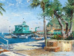 Thomas Kinkade Catalina, Rosie's on The Pier