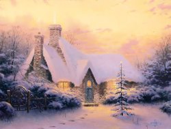 Thomas Kinkade Christmas Tree Cottage