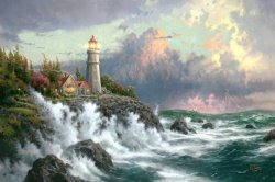 Thomas Kinkade Conquering The Storms