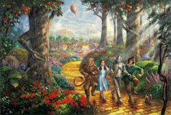 Thomas Kinkade Follow The Yellow Brick Road